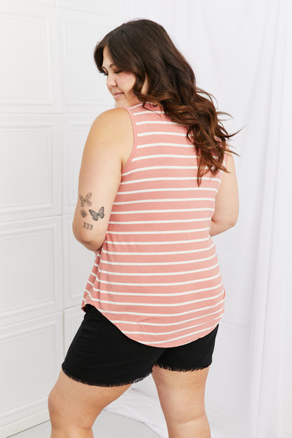 Sleeveless Striped | Top